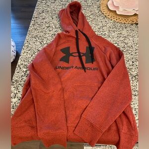 Under Armour Maroon Hoodie with Black Logo
